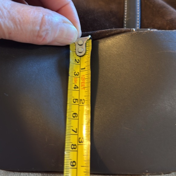 Brown Suede Coach Purse - Picture 7 of 7